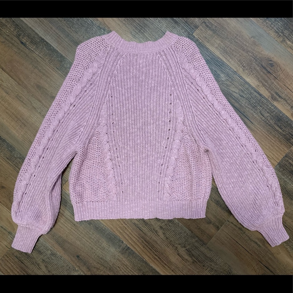 Mauve American Eagle Knit Sweater